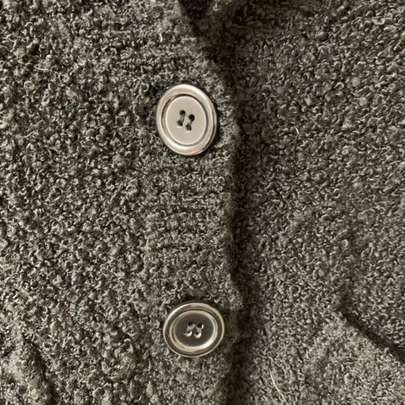 🌷3 for$25🌷ECI New York, US XS, Black V-Neck 3/4 Sleeve Button Detail Cardigan - Picture 5 of 8